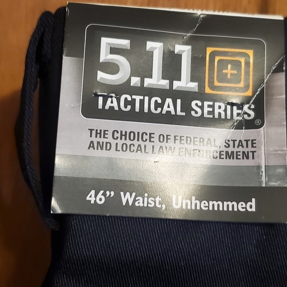 5.11 Tactical Series. Men Midnight Navy 46 Waist. Unhemmed.patrol Duty Uniform - Picture 6 of 10
